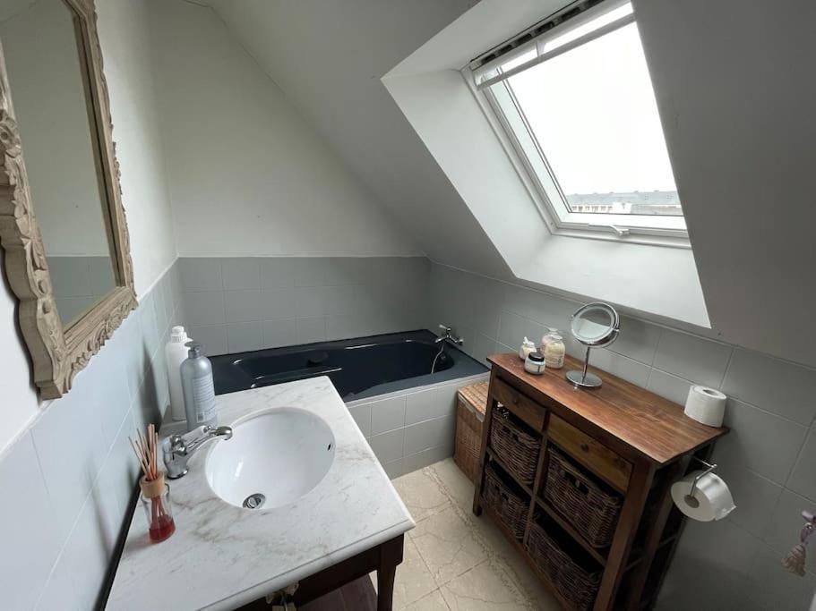 Maison Spacieuse Avec Jardin Et Salle De Sport Saint-Brieuc Kültér fotó